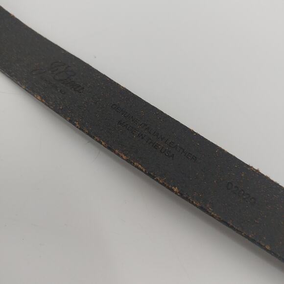 J Crew Brown Belt Genuine Italian Leather Small Casual Y2K Style - Picture 5 of 12